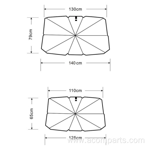 Good Quality Car Umbrellas Foldable Car Sunshade